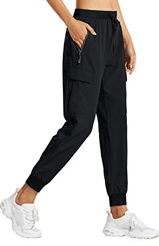 Libin Pantaloni Trekking Donna Cargo Jogger Estivi | Sportivi Impermeabili Donna Pantaloni Leggeri Asciugatura da Lavoro Escursionismo Safari Casual per all'Aria Aperta