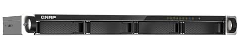 QNAP TS-435XeU-4G Rackmount-NAS mit 4 Einschüben 2,5GbE/10GbE-Konnektivität, M.2 NVMe SSD-Caching, ohne HD