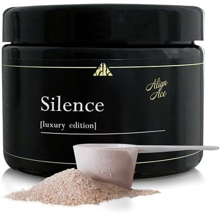 Silence [luxury edition] - hochwertiger anti-Stress-Komplex - Ashwagandha, Magnesium, Zink & GABA - 30 Portionen Pulver für Abend & Nacht - vegan