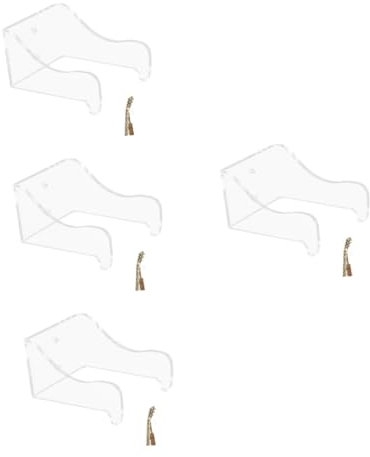 HEMOTON 4 Stück Er Hängt Ein Regal Gitarrenwandhalterungen Wandhalterung Für E-gitarre Hängender Gitarrenständer Gitarrenwandhalterung Atand Gitarrenhalter Ukulele-ständer Violine Acryl