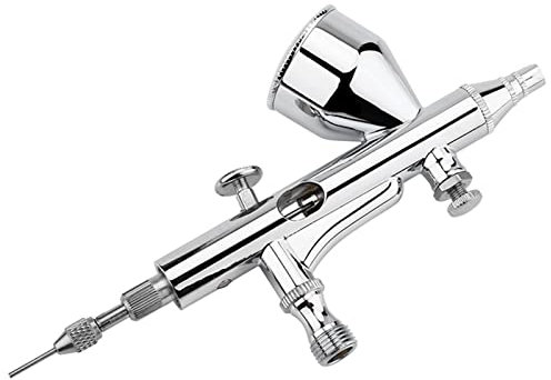 Kit Aerografo, 180K, Set Aerografo per Belle Arti, Compressore d'aria, Pistola a Spruzzo per Pittura Artistica, Opere d'artigianato, Vernice Automobilistica e miniature.