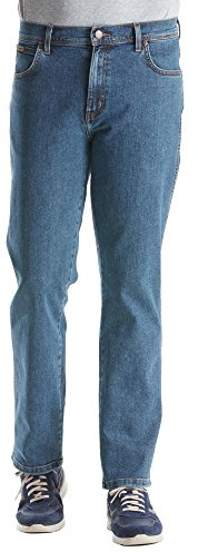 Wrangler Texas Slim, Vaqueros Classic para Hombre, Stonewash, 38W / 34L