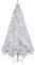 SALCAR Arbol de Navidad Blanco Artificial 180 cm, Árbol de Navidad Nevado con Guantes y 735 Puntas de Rama Soporte de Metal, Montaje Rápido, Ignífugo, Abeto