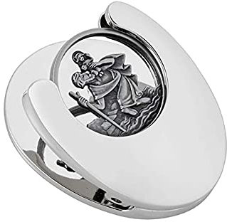 Zettelhalter/Memo Clip mit Einkaufswagenchip Christophorus