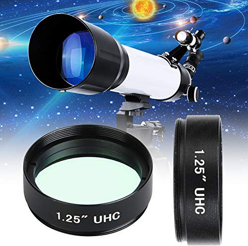 Cyllde Filtro UHC Filtro 1.25 Pollici 1.25 Pollici 31.7mm Filtro UHC Lente di inibizione dell'inquinamento Luminoso per telescopio astronomico Lente oculare monoculare Filtro Filtro Filtro
