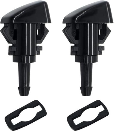 HISports Scheibenwaschdüse 4805742AB,Auto Windschutzscheibe Scheibenwischer Waschdüsen Kompatibel mit Dodge Ram Scheibenwaschdüse Ersetzt 5116079AA Scheibenwaschdüse 4805742AC