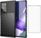 Asuwish Phone Case for Samsung Galaxy Note 20 Ultra 5G with Screen Protector Cover and Cell Accessories Slim Thin Soft TPU Silicone Protective Note20 Plus Notes 20Ultra Note20+ U + 20+ Women Men Black