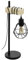 Eglo Table lamp Townshend 5, Wooden Bedside lamp in Industrial Design, Vintage Living Room Lighting, Black Metal and Natural Wood, FSC, E27 Socket