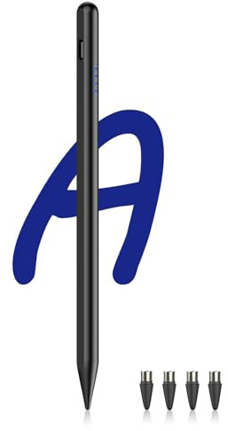 Stylus Stift für Touch Screen Android Power-Display - POM Feder Magnetic Tablet Pen Kompatibel Mit Samsung/Huawei/Lenovo/Mi/Vivo und Anderen Tablets und Smartphones (Schwarz)