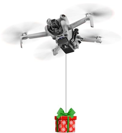 Oeudire For Mini 4 Pro: Sistema de Lanzamiento aéreo, luz descendente, Dispositivo de Lanzamiento de Carga útil/Entrega/Transporte (Pesca/Bodas/filmación de Cine y televisión/Rescate)