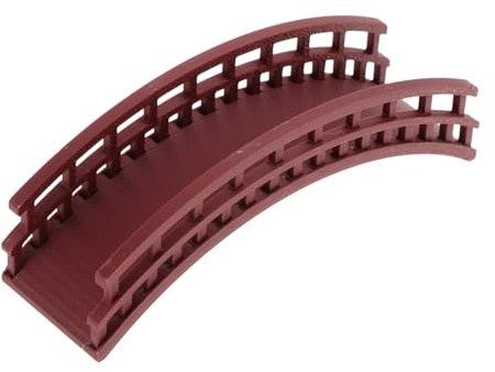 Toyvian Pont Miniature Décoratif pour Jardin Modèle Arc Rouge Accessoire Micro pour Bonsaï et Terrarium Ornement de Maison de Poupée Décor de Table
