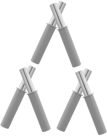 SMASOLO 6pezzi Ammortizzatori Silenziosi Per Cassetti e Mobili in Acciaio Smorzatore Di Chiusura Morbida Per Cestini Della Spazzatura Armadi e Cassetti Da Cucina Assorbitore d Impatto Resi