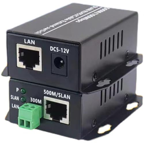 Nihcora Ethernet su Convertitore A Doppino Intrecciato - Extender Ethernet su Telefonica A Doppino Intrecciato, Amplificatore di Rete LAN RJ45