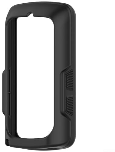 Coque de protection en silicone compatible avec Bryton Rider S810, anti-chute et antichoc avec découpes précises, protection extérieure robuste pour appareils de navigation à vélo (noir)