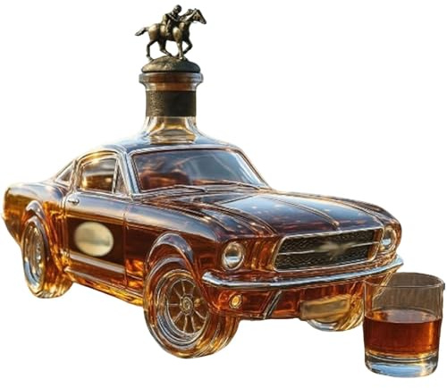 Whiskykaraff, 400 Ml Glasflaska I Bilform, Spritdispenser I 3d-stil Med Sportbilsdesign, Ny Whiskykaraff I Present Till Män, Bar, Fester Och Drinkar C