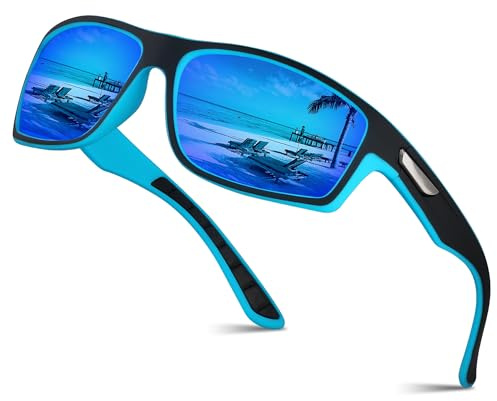 Ollrynns Polariserade Sportsolglasögon för Män – Solglasögon för Fiske, Löpning och Golf med UV-skydd, för Män och Kvinnor