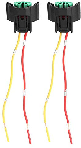 Contue H11,Connettore H9,Femelle Adaptateur Cablage Prise De Cablage,2Pcs ure Moto Femelle Adaptateur Cablage Socle port De Lampe port Ampoule Femelle Cable Conteur Repment Pour H8 H9 H11