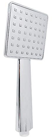 BOLIXIN ShowerBathroom Square Shower Head Built-in Perfume Silicone Hole Eletroplated Water Saving Showerhead ABS Big Panel,1