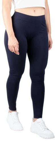 MAGIC SELECT Basic Cotton Legging Stretch Mesh Sport för Kvinnor
