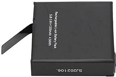 Akozon Action Cam Akku, SJ8 Pro Akku 1200mAh Wiederaufladbarer Akku SJ8 Serie LiPolymer Lipo Akku für SJ8 Pro, SJ8 Plus, SJ8 Air Action Kamera Zubehör