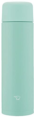 ZOJIRUSHI SM-MA35-AL Water Bottle, Seamless Stop, Small Capacity, 11.8 fl oz (350 ml), Screw, Stainless Steel Mug, Soft Turquoise, Integrated Gasket, Easy Care, 2 Wash Pieces Only