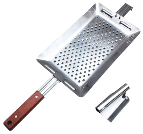 SHOWERORO Spaetzle Maker and Noodle Press 2pcs Set Stainless Steel Kitchen Tool Traditional Pasta Strainer for Homemade Cooking