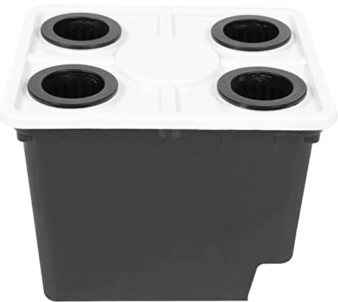 Yardwe 4fori Barile Coltivazione per Verdure e Idroponico Facile da Montare e Leggero per Greenhouse Gardening