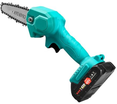 TOYANDONA Eléctrica Recargable Para Carpintería y Tala Mini Motosierra Batería Para Jardinería