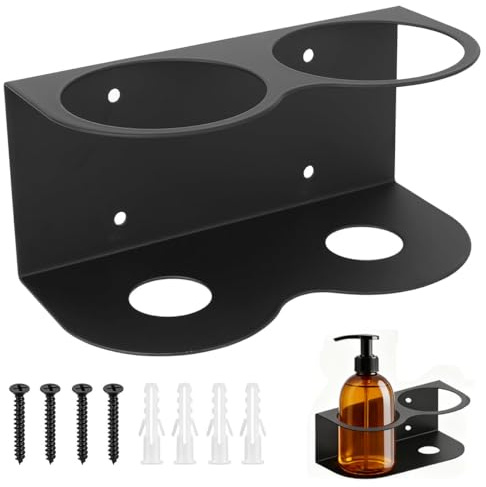 JCTEEY Support Aérosol Mural, Support pour Flacons Pulvérisateurs, À double bouche Support Mural pour Flacon Pulvérisateur Vaporisateurs pour Rangement atelier accessoires maison garage