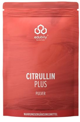 Citrullin Pulver, Pre-Workout Pump Supplement, L Citrullin Malat Pulver mit Taurin, Vitamin B12 Methylcobalamin, natürliches Vitamin C aus Acerola Extrakt, Metafolin 5 MTHF, mit Stevia, 240g
