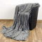 Bestlivings Kuscheldecke Wohndecke Celina, Tagesdecke für Sofa, Couch, Bett - hochwertige Flauschige Decke, 180 x 220 cm - Anthrazit