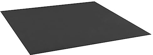 vidaXL Doublure de Bac à Sable Revêtement Bâche de Protection Couverture Résistant aux Intempéries Polyéthylène Perméable Noir 120x110 cm