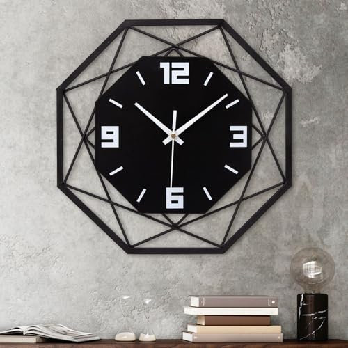 VIVILINEN 30CM Orologio da parete Orologio da parete Moderno silenzioso Decorativo a batteria senza ticchettio per soggiorno, cucina, camera da letto