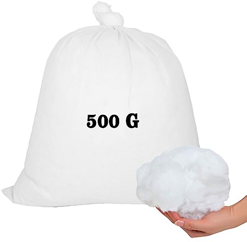 SM Decor Hollowfibre Quality Grade – Best For Stuffing/Filling Toys, Pillows Craft Cushion Filling Cushions, Teddy Bear, Pet Beds 100% Soft Polyster Filling (500G)