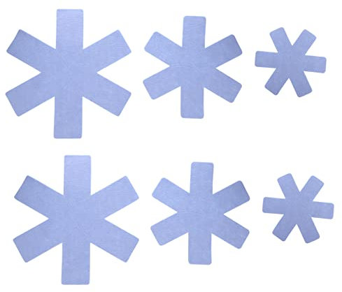 BESTonZON 6piezas Protector De Sartenes y Olla De Fieltro Multi-Funcional para Cocina Aislante Térmico Antideslizante Fácil De Limpiar