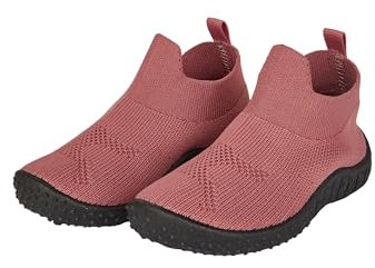 Sterntaler Badskor fotledshöga – baby aquaskor snabbtorkande – unisex simskor med ergonomisk sula, bekväma strandtofflor, rosenträ, 26 EU