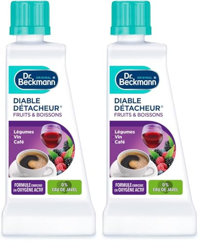 Dr. Beckmann Set de 3 Diable Détacheur Fruits & Boissons, Sans parfum, 50 g (Lot de 2)