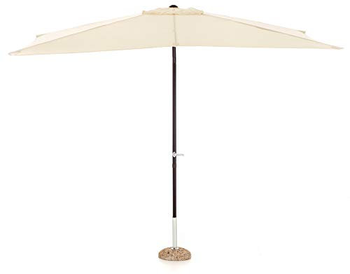 My garden Ombrellone Garden, 3 x 3 m, Ecrù