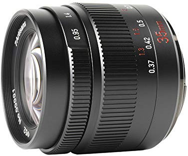 7artisans Objectif 35mm F0.95 Grand Angle Mise au Point Manuelle APS-C avec Nikon Z Monture pour Appareil Photo caméra sans Miroir Nikon Z50 Z5 Z6 Z6II Z7 Z7II