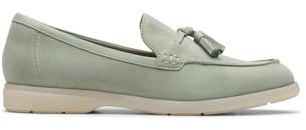 Clarks Narini Edge Womens Light Green Sde, 5.5