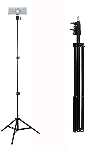 TronicXL 210cm Ständer für Mini Beamer I Mini Beamer Stativ Bodenständer I Kompatibel mit Anker Nebula Capsule Wimius XGIMI Halterung Max Mars I II II 1 2 3 Pro VANKYO Leisure VicTsing Kugelkopf