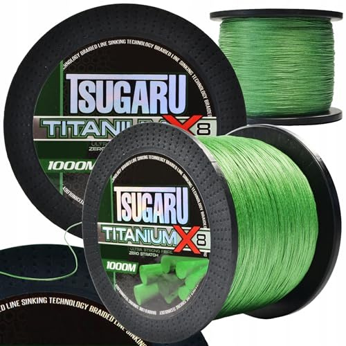Angelschnur geflochten 1.000m Titanium X8 0,10mm – 16,3kg