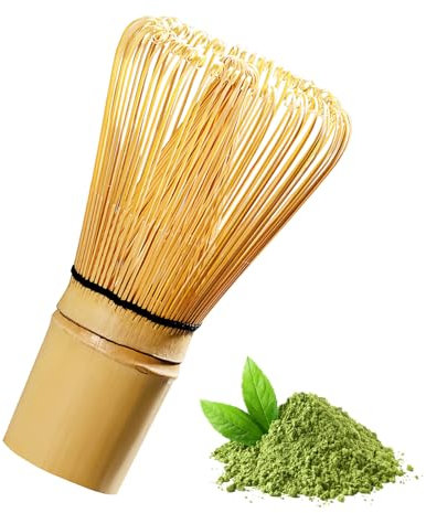 Frusta in bambù Matcha tradizionale starter set fatto a mano strumento per la preparazione del tè giapponese, frusta in bambù 002