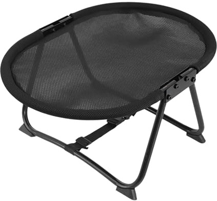 Hund barnsäng – bärbar andningsbar halkfri spjälsäng hängmatta – 56 x 40 x 30 cm upphöjda hundbäddar | för kattunge valp utomhus camping resa sovvila