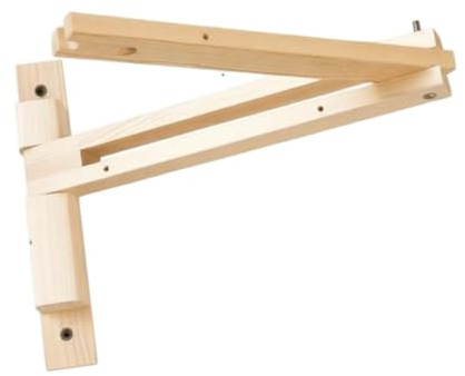 Qianly Soporte para Lámpara de Pared de Madera Soporte para Lámpara Colgante de Cuerda Style A