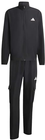 adidas Homme SPORTSWEAR WOVEN CARGO TRACKSUIT, black/black, XL
