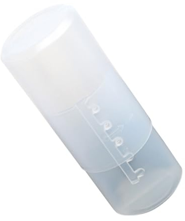 BIUDECO Porta Pennelli Trucco da Viaggio in Pvc Trasparente Bianco Coperchio Antipolvere, Organizer Cosmetici Compatto per Arredamento Casa e Desktop