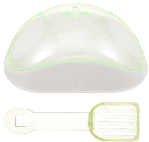 Gadpiparty Small Pet Hamster Bath Tub with Sand Bath Container for Chinchilla and Dwarf Hamsters Beneficial to Pet's Health and Sanitary Suitable for Pet Cage Use with Simple Random Color