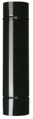 TUBO SMALTATO PER STUFE cm 50 ø 13 nero DP.701456