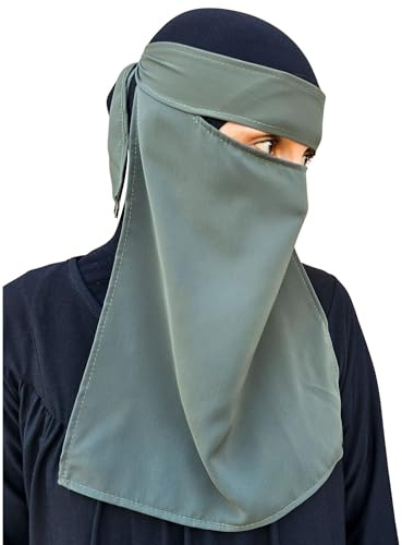 Yaqeen Hijab Niqab ansikte slöja Jilbab Abaya Khimar huvudduk en del islamisk halsduk idealisk madrass moské ramadan Eid bröllop varje dag
